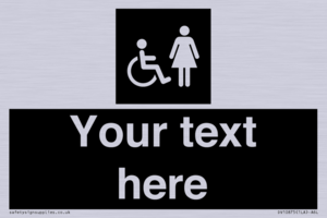 Custom information: black panel disabled and female